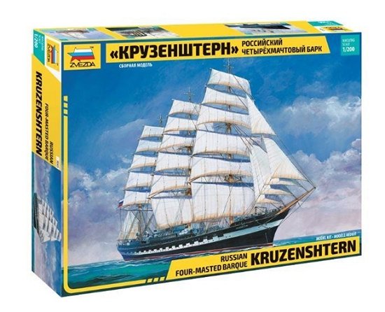 Cover for Zvezda · 1/200 Russian Four-Masted Barque Kruzenshtern (Legetøj)