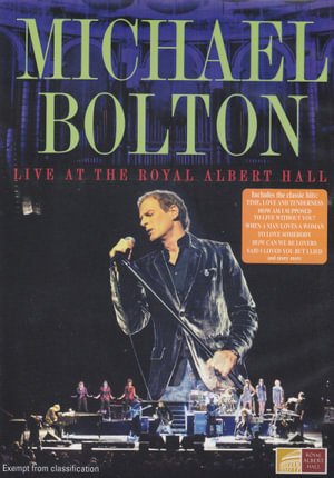 Cover for Michael Bolton · Live at the Royal Albert Hall (DVD) (2010)