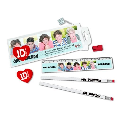 One Direction Stationery Set: 5 Head Shots - One Direction - Bøker - Global - Accessories - 5055295329454 - 