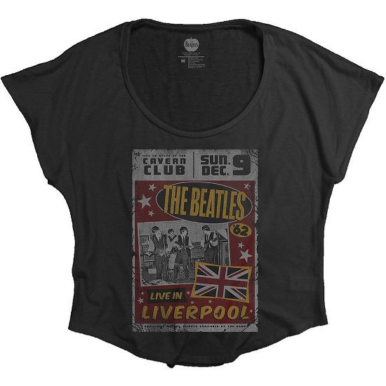 The Beatles Ladies T-Shirt: Live in Liverpool - The Beatles - Merchandise - Apple Corps - Apparel - 5055295361454 - 