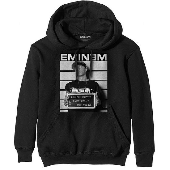 Eminem · Eminem Unisex Pullover Hoodie: Arrest (Hoodie) [size XXL] [Black - Unisex edition] (2019)