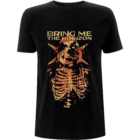 Bring Me The Horizon Unisex T-Shirt: Skull Muss - Bring Me The Horizon - Merchandise -  - 5056187757454 - 
