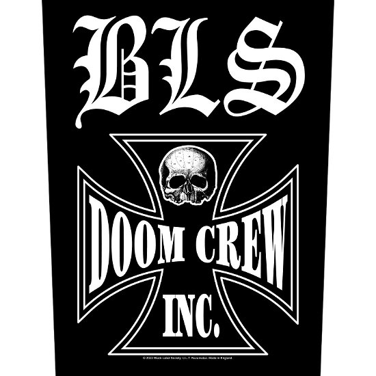 Cover for Black Label Society · Black Label Society Back Patch: Doom Crew (MERCH)
