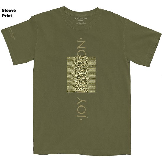Cover for Joy Division · Joy Division Unisex T-Shirt: Blended Pulse (Sleeve Print) (T-shirt) [size S] [Green - Unisex edition]