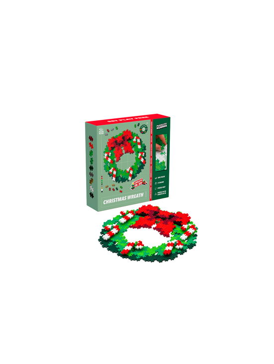 Cover for Plus-plus · Puzzle By Number - Christmas Wreath (Juguetes)