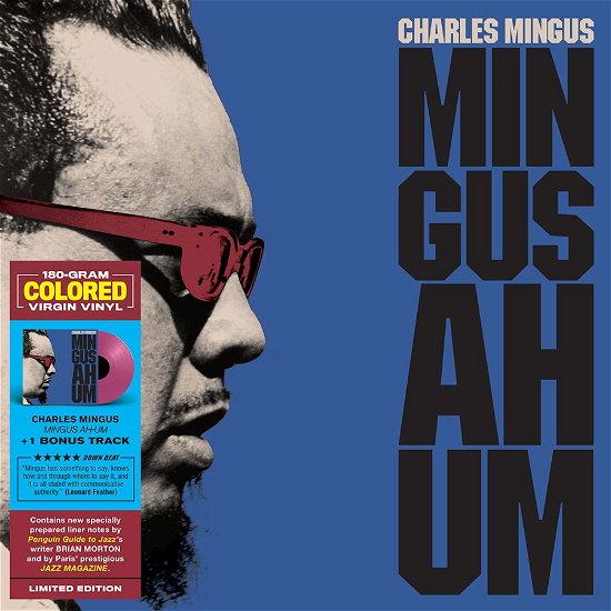 Cover for Charles Mingus · Mingus Ah Hum (+1 Bonus Track) (Transparent Blue Vinyl) (LP) [Coloured edition] (2021)