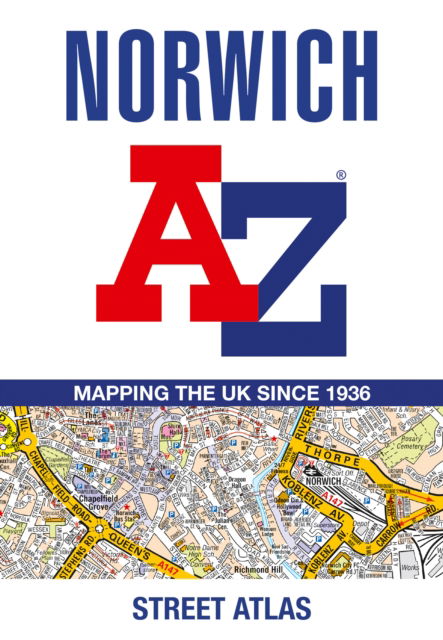 Norwich A-Z Street Atlas - A-Z Maps - Kirjat - HarperCollins Publishers - 9780008560454 - torstai 30. maaliskuuta 2023