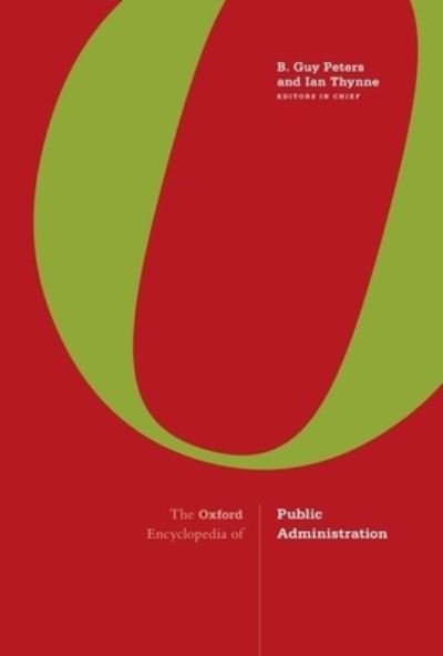 Cover for The Oxford Encyclopedia of Public Administration: 2-Volume Set (Gebundenes Buch) (2022)