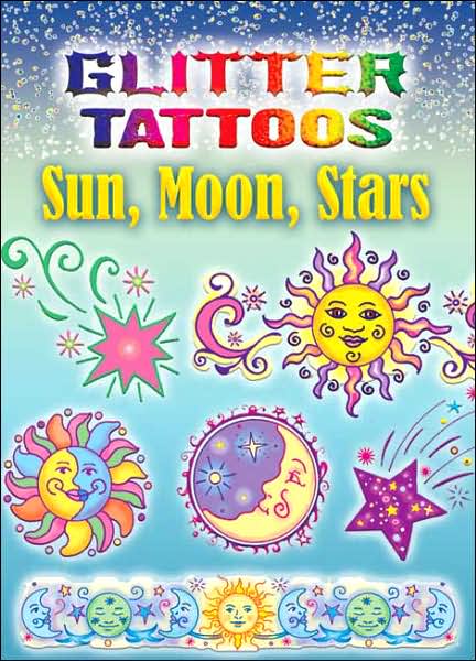 Cover for Anna Pomaska · Glitter Tattoos Sun, Moon, Stars - Little Activity Books (MERCH) (2007)