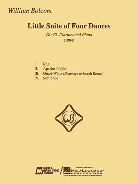 Bolcom Little Suite 4 Dances Cltpf -  - Muu - OMNIBUS PRESS - 9780634055454 - torstai 1. toukokuuta 2003