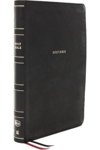 Cover for Thomas Thomas Nelson · NKJV, Thinline Reference Bible, Large Print, Leathersoft, Black, Thumb Indexed, Red Letter Edition, Comfort Print Holy Bible, New King James Version (Book) (2020)