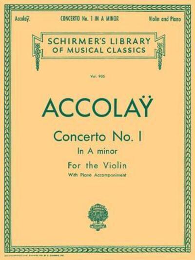 Cover for Concerto No. 1 in a Minor (Pocketbok) (1986)