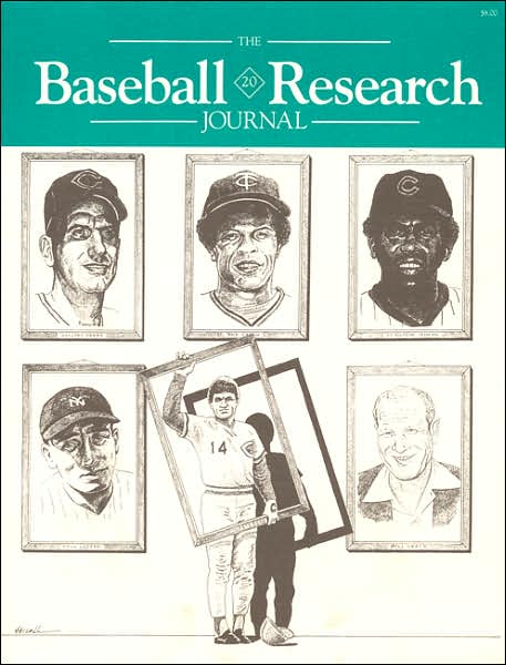 The Baseball Research Journal (BRJ), Volume 20 - Society for American Baseball Research (SABR) - Książki - Society for American Baseball Research - 9780910137454 - 1 października 1991