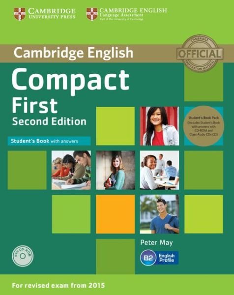 Cover for Peter May · Compact First Student's Book Pack (Student's Book with Answers with CD-ROM and Class Audio CDs (2)) (Buch) [2 Revised edition] (2014)