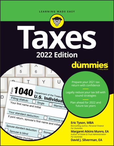 Cover for Eric Tyson · Taxes For Dummies: 2022 Edition (Taschenbuch) (2022)