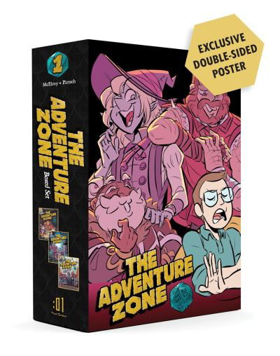 Cover for Clint McElroy · The Adventure Zone Boxed Set: Here There Be Gerblins, Murder on the Rockport Limited! and Petals to the Metal - The Adventure Zone (Bokset) (2020)