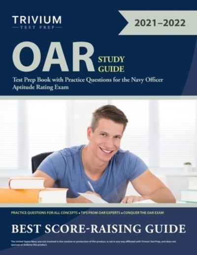 Cover for Trivium Test Prep · OAR Study Guide: Test Prep Book with Practice Questions for the Navy Officer Aptitude Rating Exam (Paperback Book) (2020)