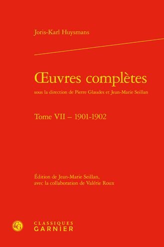 Cover for Joris-Karl Huysmans · OEuvres Completes. Tome VII 1901-1902 (Book) (2022)