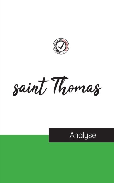 Saint Thomas - Saint Thomas - Books - Comprendre La Philosophie - 9782759314454 - February 9, 2022