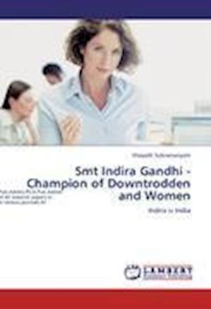 Cover for Subramanyam · Smt Indira Gandhi - Champio (Bok) (2012)