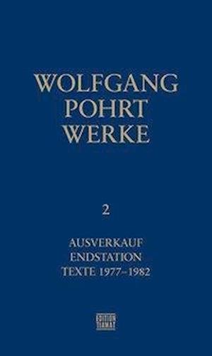 Cover for Pohrt · Werke Band 2 (Bok)