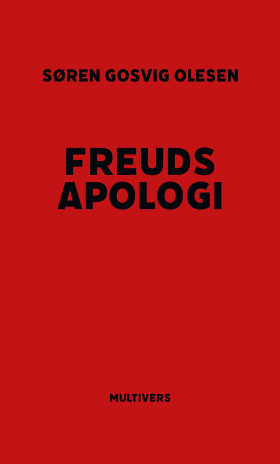 Cover for Søren Gosvig Olesen · Freuds apologi (Sewn Spine Book) [1º edição] (2023)