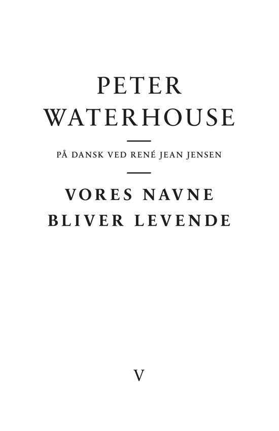 Cover for Peter Waterhouse · Bestiarium: Vores navne bliver levende (Taschenbuch) [1. Ausgabe] (2024)