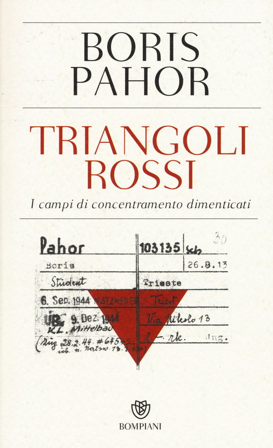 Cover for Boris Pahor · Triangoli Rossi. I Campi Di Concentramento Dimenticati (Book)