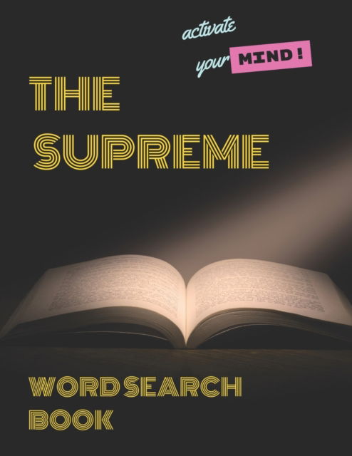 Cover for Marion Cotillard · The Supreme Word Search Book for Adults - Large Print Edition: 200 Cleverly Hidden Word Searches for Adults, Teens, and More (Paperback Book) (2022)