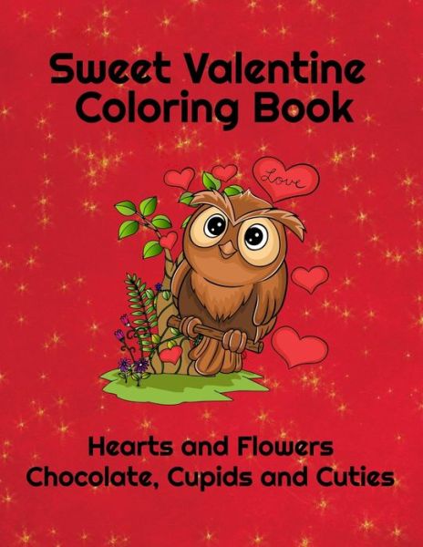 Cover for Curly Pug Tails Press · Sweet Valentine Coloring Book (Pocketbok) (2020)