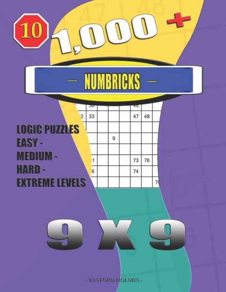 Cover for Basford Holmes · 1,000 + Numbricks 9x9 (Paperback Book) (2020)