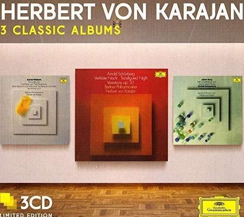 Cover for Herbert Von Karajan · 3 Classic Albums (Schoenberg / Berg / Webern) (CD) [Limited edition] (2014)