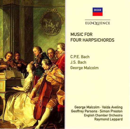 Cover for George Malcolm · Music for Four Harpsichords (CD) (2017)