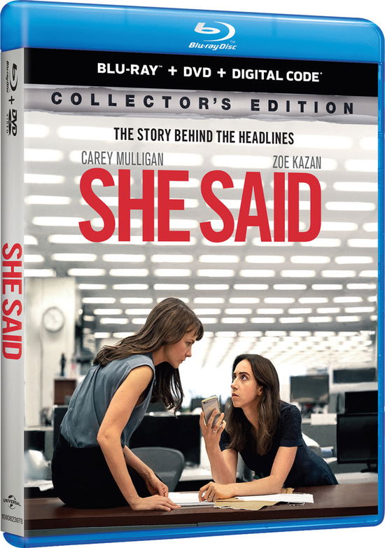 Cover for She Said (Blu-ray) (2023)