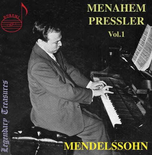 Cover for Mendelssohn / Pressler / Guilet Quartet Members · Menahem Pressler (CD) (2009)