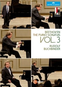 Cover for Beethoven,l. / Buchbinder,rudolf · Piano Sonatas 3 (DVD) (2016)