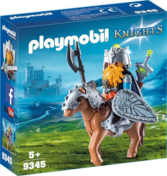 Cover for Playmobil · Dwarf Kingdom Dwarf Fighter with Pony (MERCH) (2019)