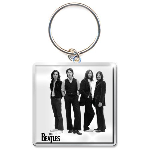 The Beatles Keychain: White Album Iconic Image (Photo-print) - The Beatles - Gadżety - Apple Corps - Accessories - 5055295322455 - 21 października 2014