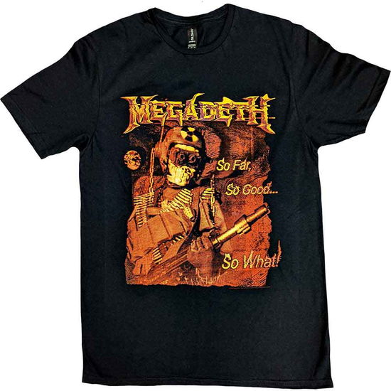 Cover for Megadeth · Megadeth Unisex T-Shirt: SFSGSW Tonal Glitch (Black) (T-shirt) [size S] (2023)