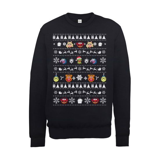 Cover for The Muppets · Christmas Crew Sweat (CLOTHES) [size M] [Black edition] (2017)