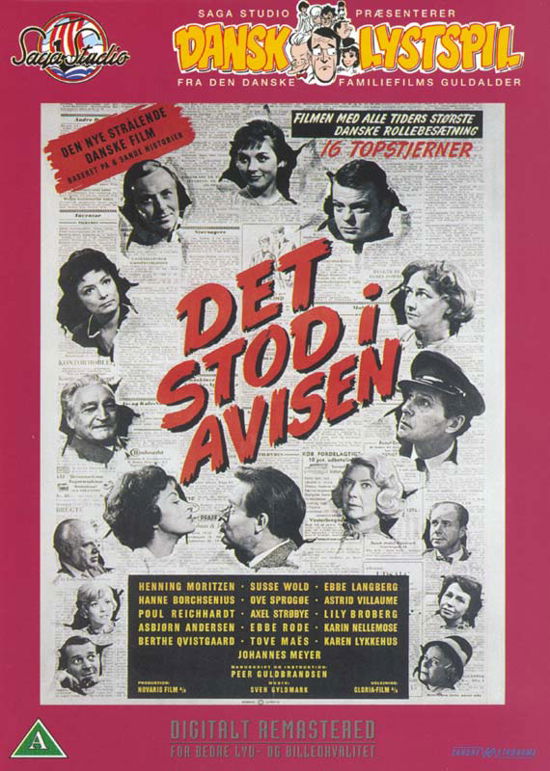 Cover for Det Stod I Avisen · &quot;Saga&quot; (DVD) (2001)
