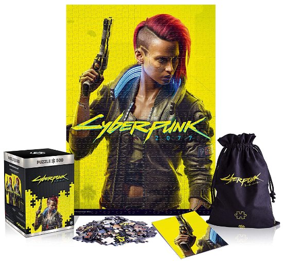 Cover for Good Loot CyberPunk 2077 Keyart Female V 500pcs Puzzle Puzzles (Toys) (2021)
