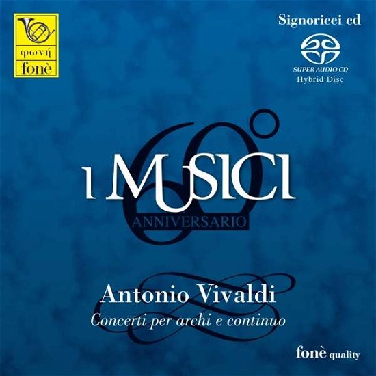 Cover for I Musici · Antonio Vivaldi Concerti Per Archi E Continuo (Sac (CD)