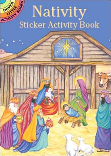 Cover for Marty Noble · Nativity Sticker Activity Book - Little Activity Books (MERCH) (2001)