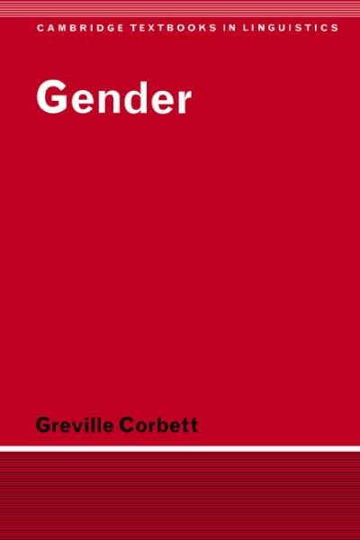 Cover for Greville G. Corbett · Gender - Cambridge Textbooks in Linguistics (Paperback Bog) (1991)
