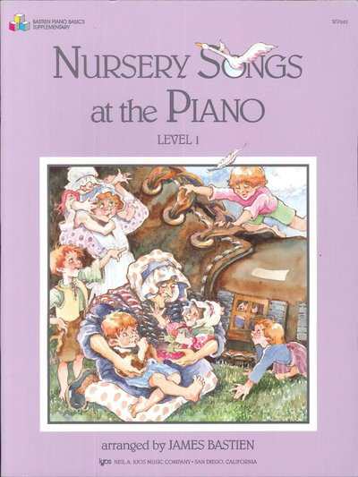 Cover for James Bastien · Nursery Songs at the Piano Level 1 - Bastien Piano Basics (Partitur) (1988)