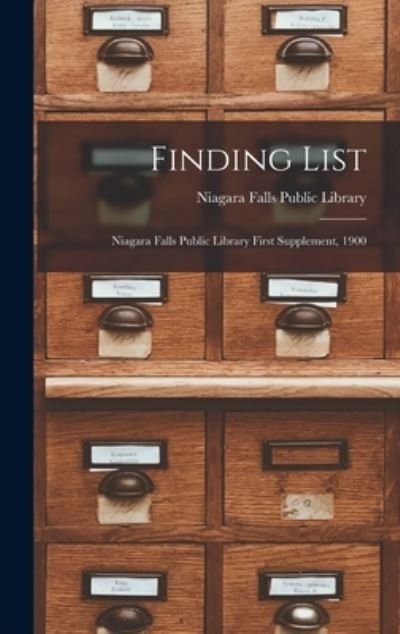 Cover for Niagara Falls Public Library · Finding List (Hardcover Book) (2021)