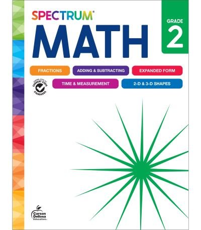 Spectrum Math Workbook Grade 2 - Spectrum - Bøger - Carson Dellosa - 9781483871455 - 6. maj 2024