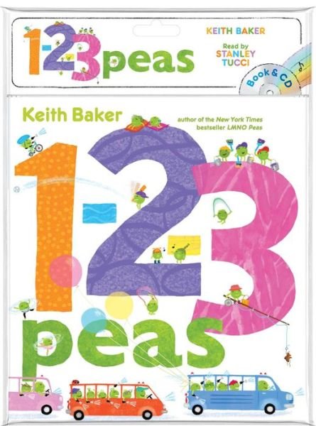 Cover for Keith Baker · 1-2-3 Peas: Book &amp; CD - The Peas Series (Paperback Book) (2019)