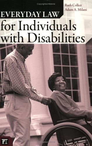 Cover for Ruth Colker · Everyday Law for Individuals with Disabilities (Paperback Bog) (2005)